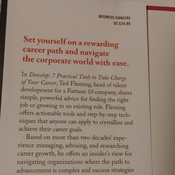 3/$15 Develop: 7 Practical Tools to Take Charge of Your Career by Ted Fleming - Picture 3 of 6